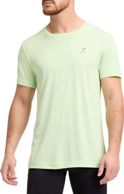ENERGETICS He.-T-Shirt Telly SS M MELANGE/GREEN LIGHT/ – Bild 2