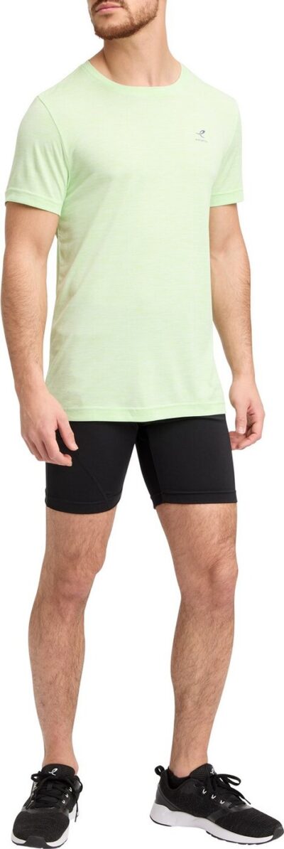 ENERGETICS He.-T-Shirt Telly SS M MELANGE/GREEN LIGHT/ – Bild 3