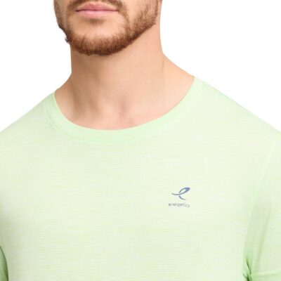 ENERGETICS He.-T-Shirt Telly SS M MELANGE/GREEN LIGHT/ – Bild 4
