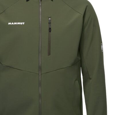 MAMMUT Ultimate Comfort SO Hooded Jacket Men DARK MARSH – Bild 6