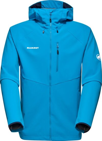 MAMMUT Ultimate Comfort SO Hooded Jacket Men GLACIER BLUE