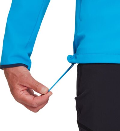 MAMMUT Ultimate Comfort SO Hooded Jacket Men GLACIER BLUE – Bild 5