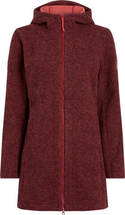 McKINLEY Da.-Mantel Elly CT W MELANGE/RED DARK