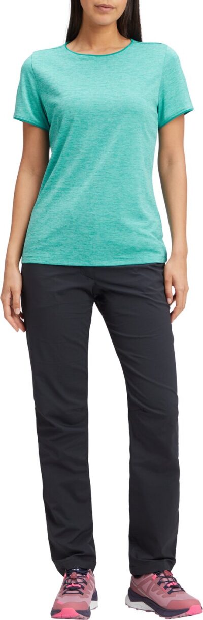 McKINLEY Da.-T-Shirt Hunu W MELANGE/MINT DARK – Bild 3