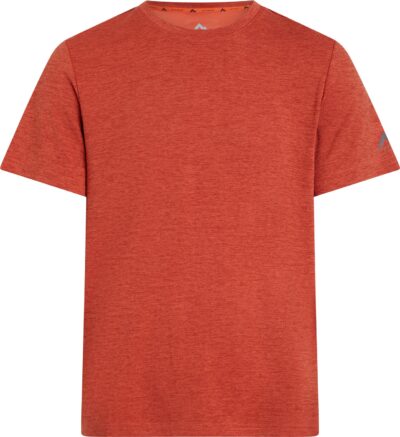 McKINLEY He.-T-Shirt Hunu M 910 MELANGE/RED RUST