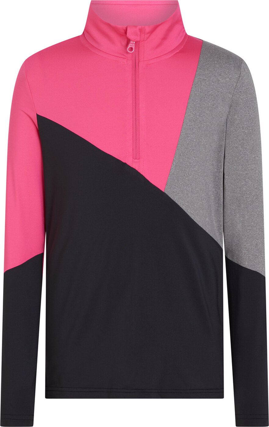 McKINLEY Ki.-Shirt Ikay J BLACK NIGHT/PINK/MEL