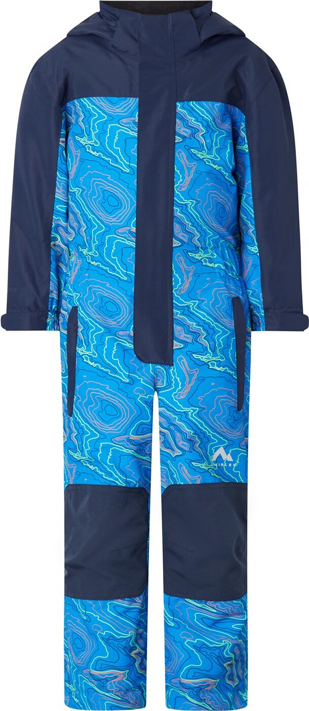 McKINLEY KK.-Overall Tiger II kds AOP/BLUE ROYAL/NAVY