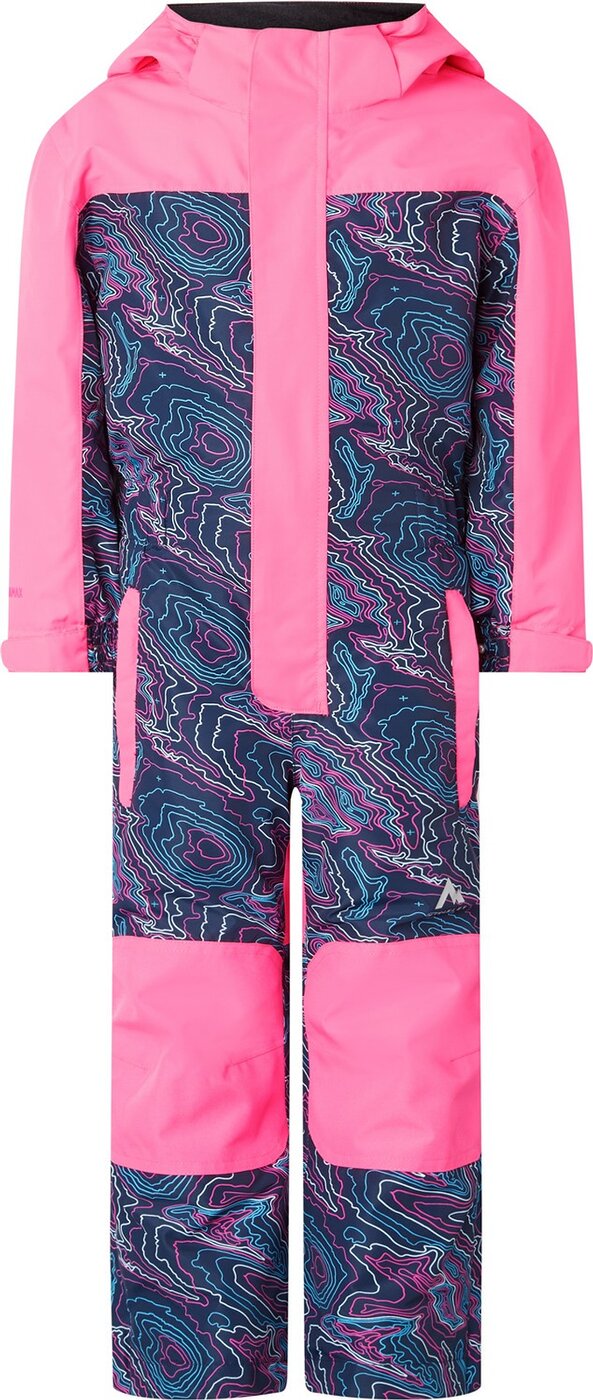 McKINLEY KK.-Overall Tiger II kds AOP/NAVY DARK/PINK