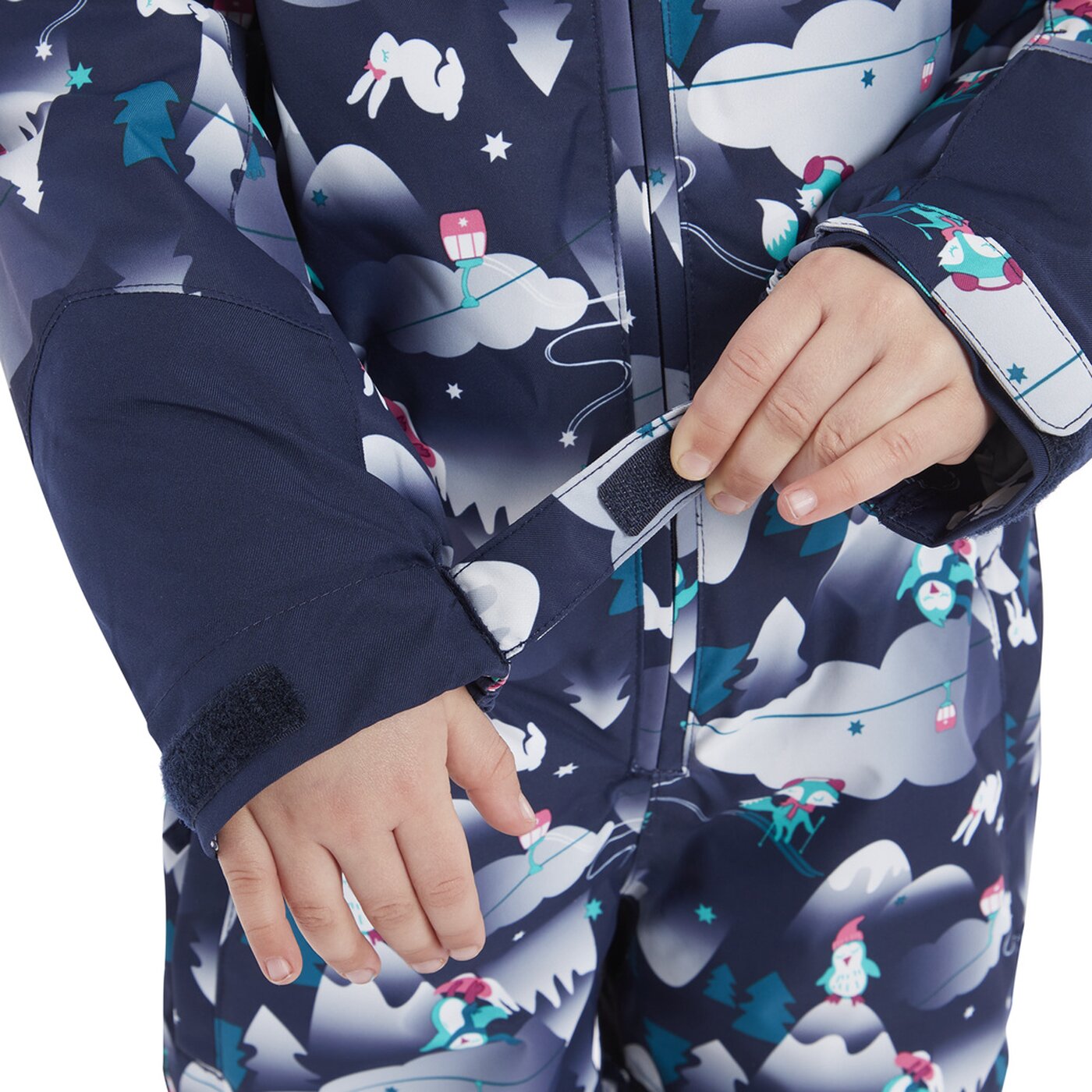 McKINLEY KK.-Overall Toby T AOP/NAVY DARK/WHITE – Bild 3