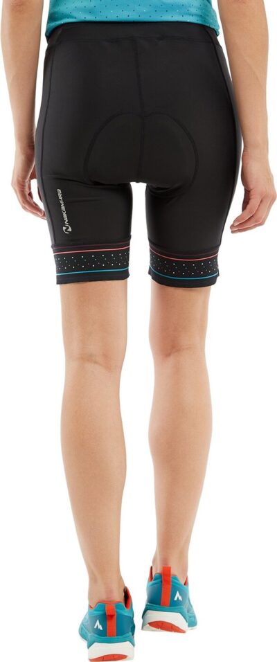NAKAMURA Da.-Fahrrad-Hose Degna III W BLACK NIGHT/RED LIGH – Bild 2