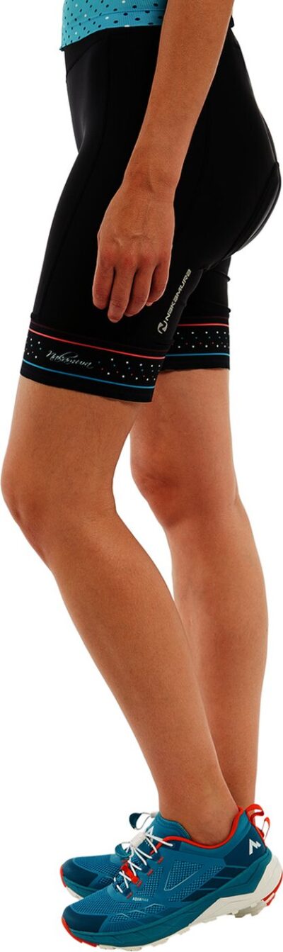 NAKAMURA Da.-Fahrrad-Hose Degna III W BLACK NIGHT/RED LIGH – Bild 5