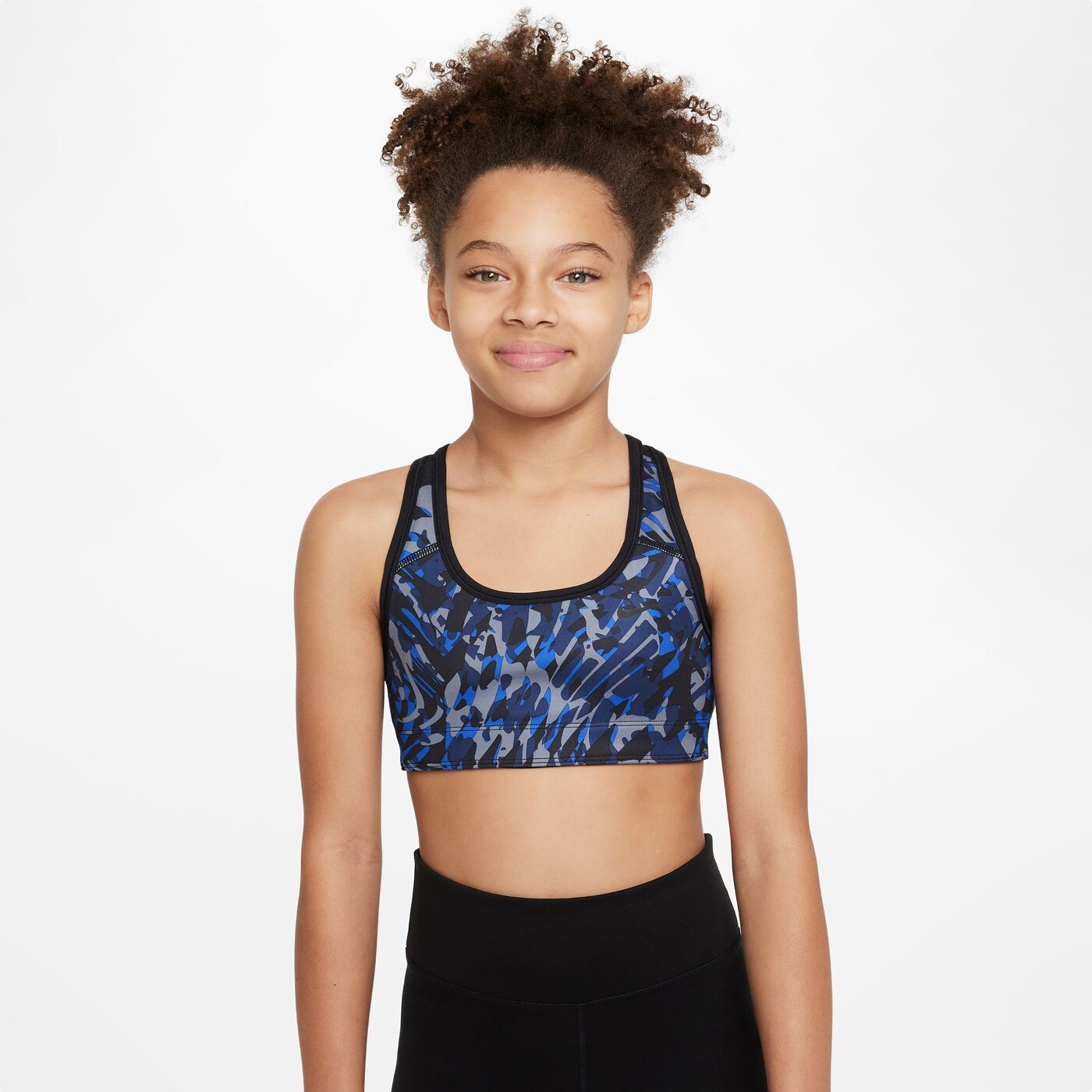 NIKE G NK SWOOSH REV BRA SE+ GAME ROYAL/BLACK