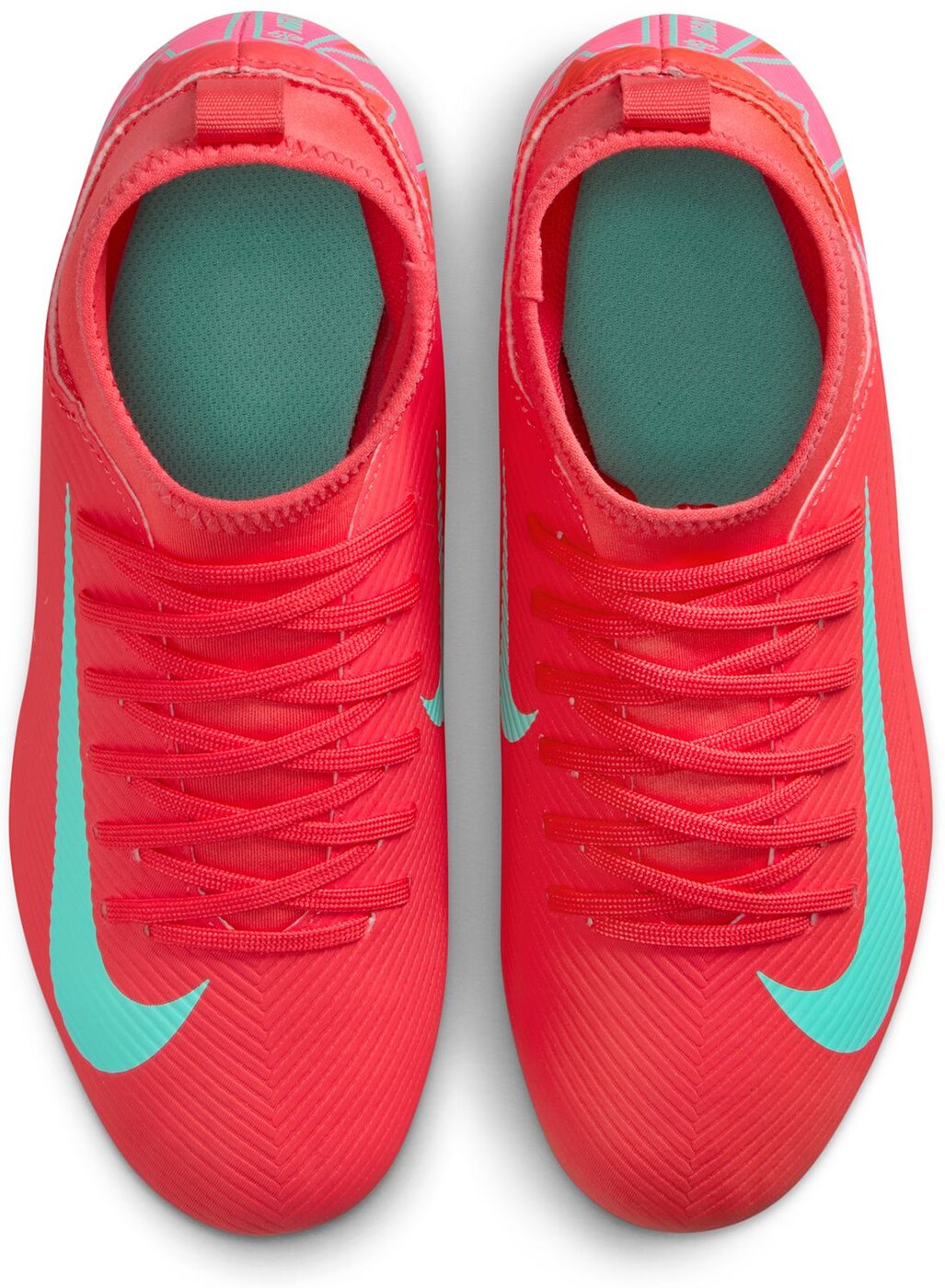 NIKE JR SUPERFLY 10 CLUB FG/MG EMBER GLOW/AURORA GREEN – Bild 3