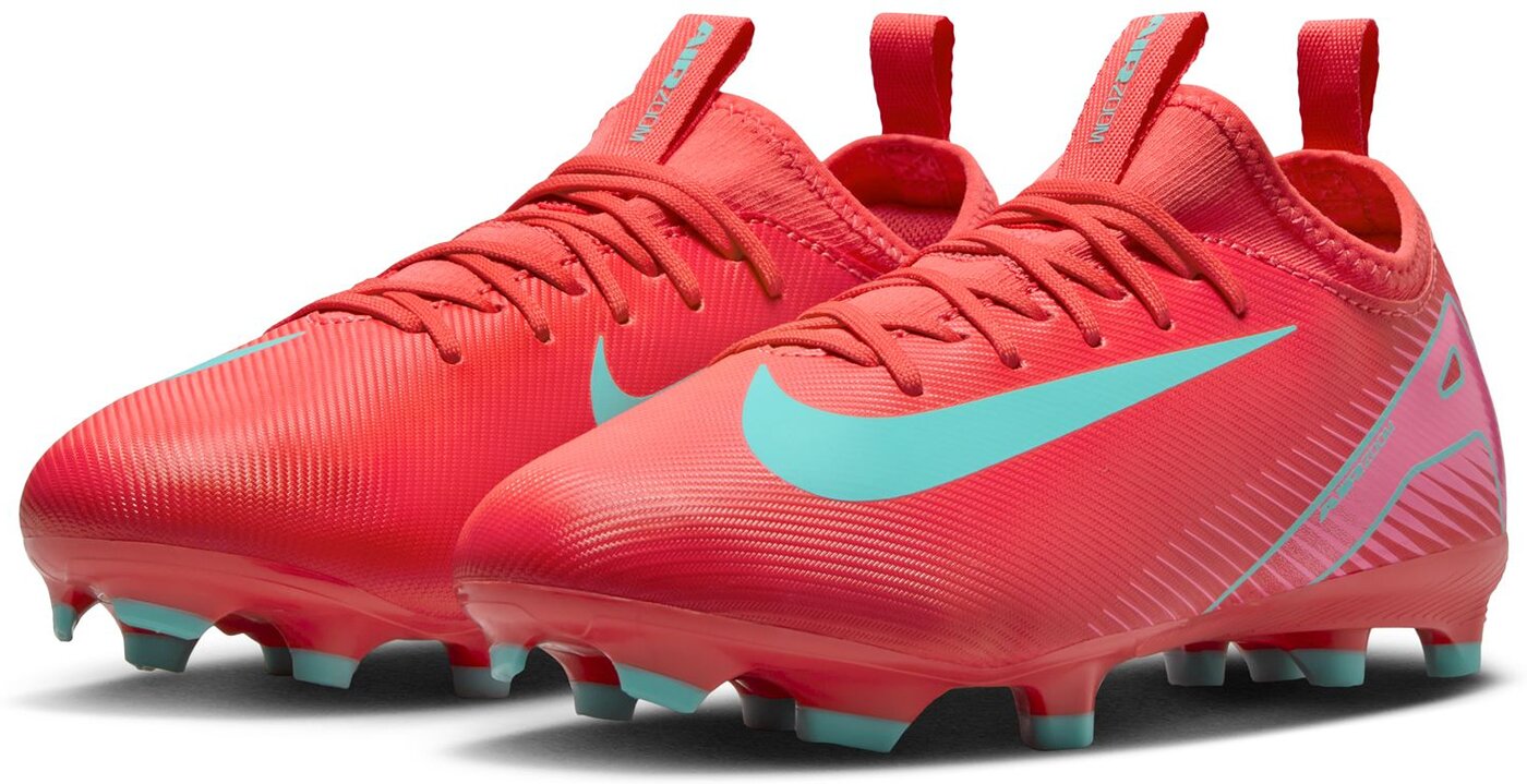 NIKE JR ZOOM VAPOR 16 ACADEMY FG/MG EMBER GLOW/AURORA GREEN – Bild 4