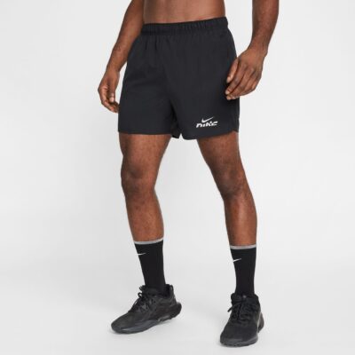 NIKE M NK DF CHLLGR 5BF FLASH SHORT BLACK/BLACK/BLACK/REFLECTIVE S – Bild 3