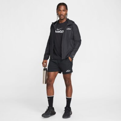 NIKE M NK DF CHLLGR 5BF FLASH SHORT BLACK/BLACK/BLACK/REFLECTIVE S – Bild 4