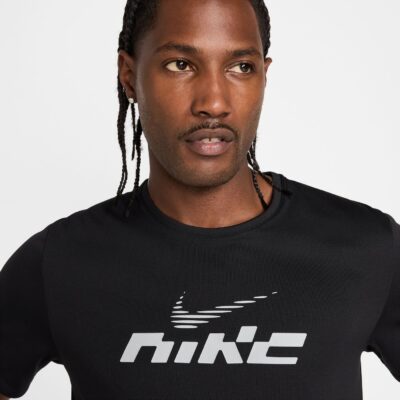 NIKE M NK DF UV MILER FLASH SS BLACK/REFLECTIVE SILV – Bild 4