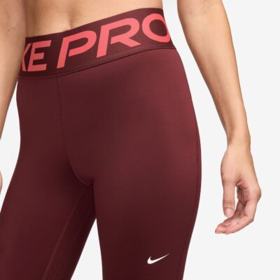 NIKE W NP SCULPT DF HR TIGHT DARK TEAM RED/WHITE – Bild 3