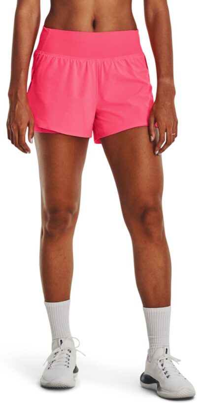 UNDER ARMOUR FLEX WOVEN 2-IN-1 SHORT PINK SHOCK – Bild 2