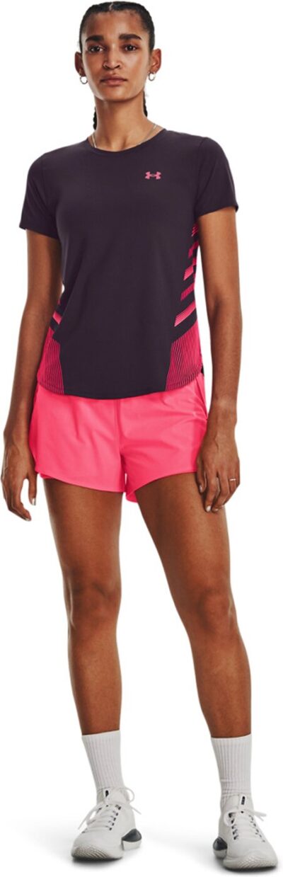 UNDER ARMOUR FLEX WOVEN 2-IN-1 SHORT PINK SHOCK – Bild 5