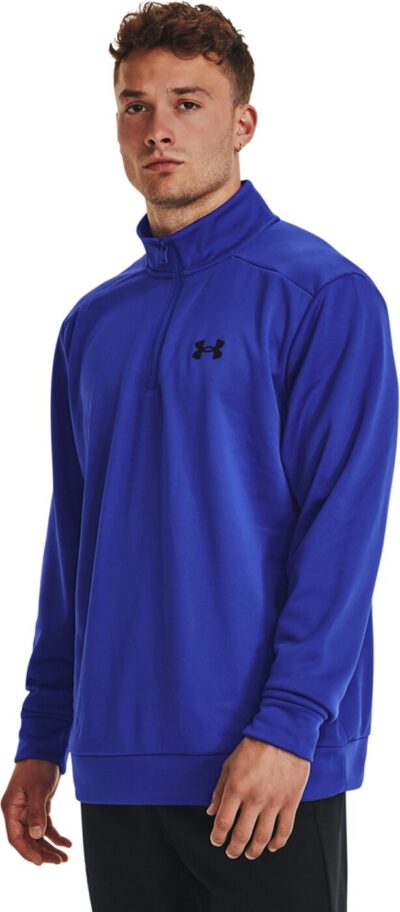 UNDER ARMOUR UA ARMOUR FLEECE 1/4 ZIP TEAM ROYAL – Bild 3