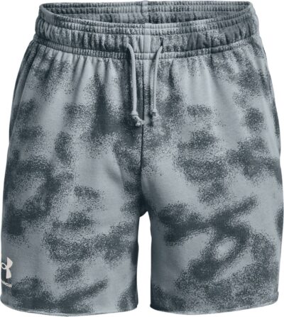 UNDER ARMOUR UA RIVAL TERRY 6IN SHORT HARBOR BLUE