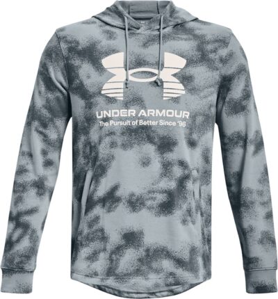 UNDER ARMOUR UA RIVAL TERRY NOVELTY HD HARBOR BLUE