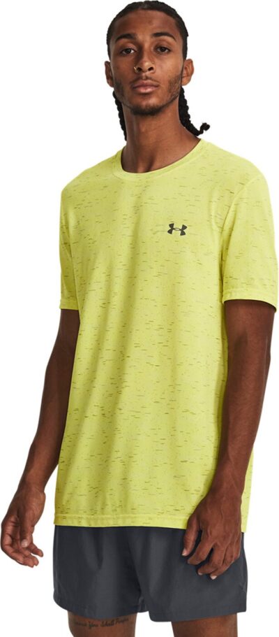 UNDER ARMOUR UA SEAMLESS RIPPLE SS LIME YELLOW – Bild 3