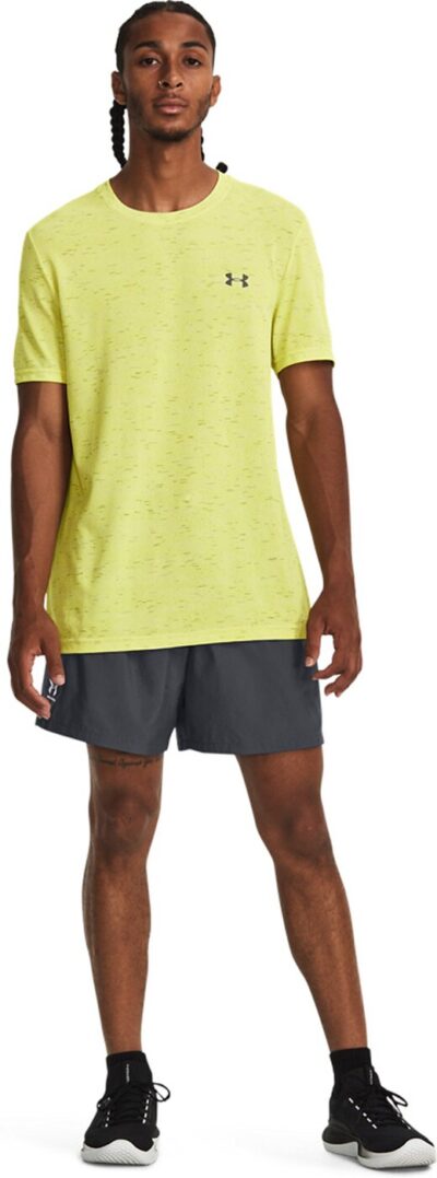UNDER ARMOUR UA SEAMLESS RIPPLE SS LIME YELLOW – Bild 5