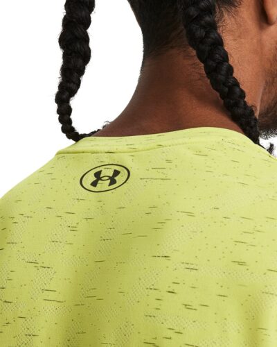 UNDER ARMOUR UA SEAMLESS RIPPLE SS LIME YELLOW – Bild 6
