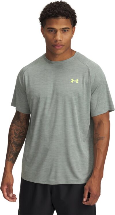 UNDER ARMOUR UA TECH TEXTURED SS SILICA GREEN