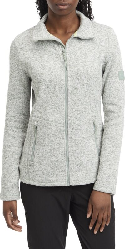McKINLEY Da.-Unterjacke Rubin III wms MELANGE/GREEN SMOKE – Bild 3