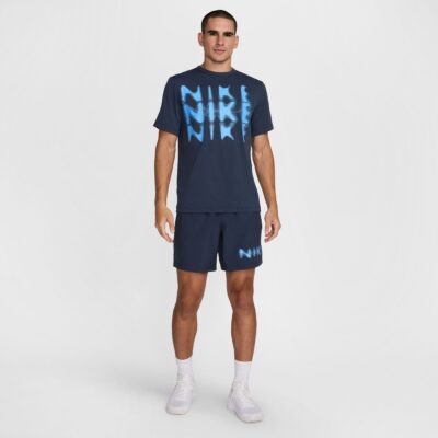 NIKE M NK DF UV HYVERSE SS SWOOSH THUNDER BLUE/BLACK – Bild 3