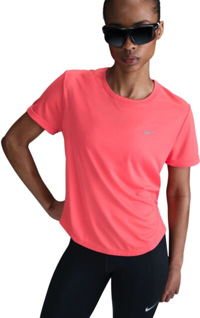 NIKE W NK TEMPO DF SS TOP MAGIC EMBER/REFLECTIVE SILV