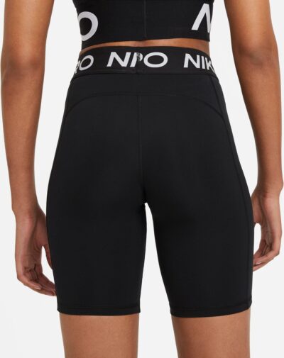 NIKE W NP 365 SHORT 8IN BLACK/WHITE – Bild 2