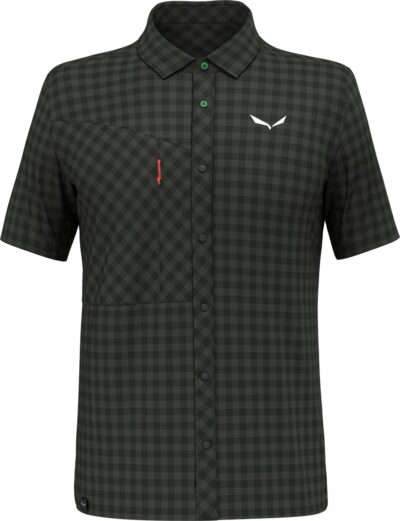 SALEWA PUEZ DRY M S/S SHIRT DARK OLIVE
