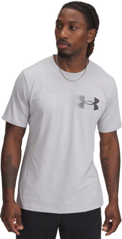 UNDER ARMOUR UA M LC FLY IN LOGO SS MOD GRAY