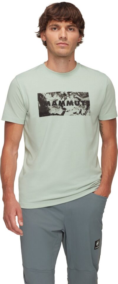 MAMMUT Trovat T-Shirt Men Logo SILVER SAGE – Bild 2