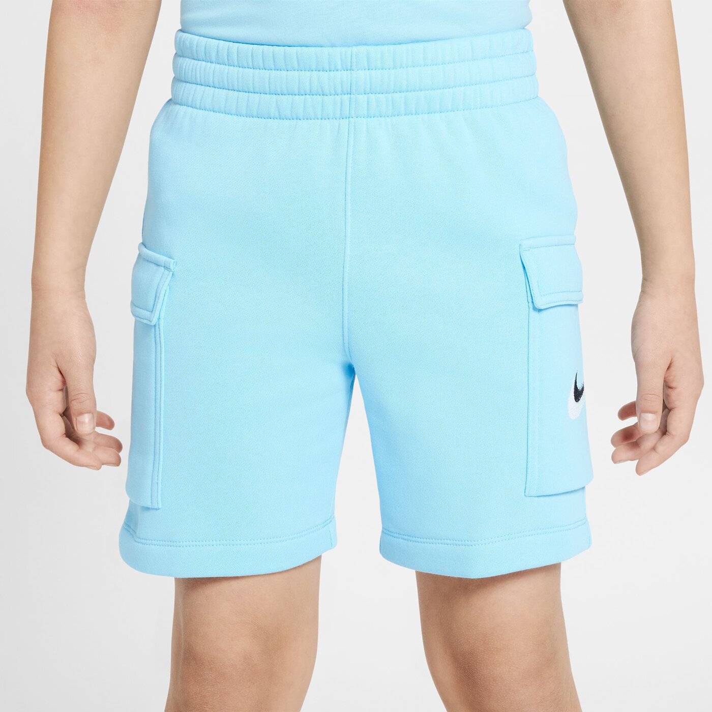 NIKE B NSW SI FLC SHORT AQUARIUS BLUE