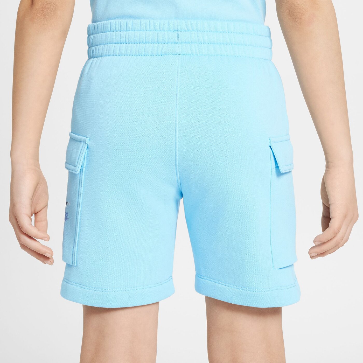 NIKE B NSW SI FLC SHORT AQUARIUS BLUE – Bild 2
