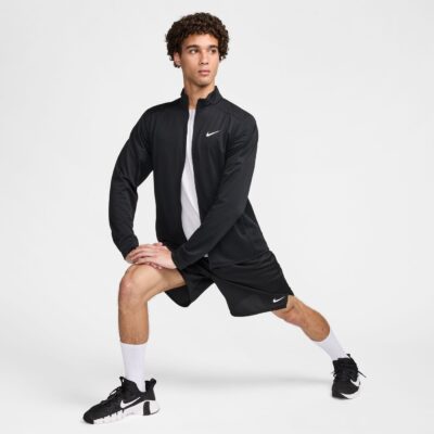 NIKE M NK DF TOTALITY KNIT JACKET BLACK/WHITE – Bild 3