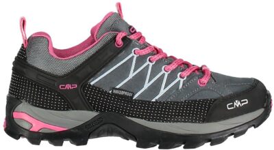 CMP RIGEL LOW WMN TREKKING SHOES WP GREY-FUXIA-ICE [Digital]