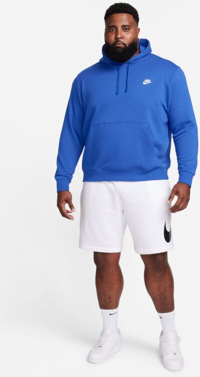 NIKE M NSW CLUB HOODIE PO BB GAME ROYAL/GAME ROYAL/WHITE – Bild 3