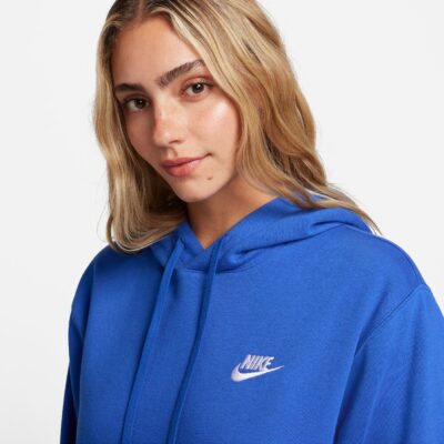 NIKE M NSW CLUB HOODIE PO BB GAME ROYAL/GAME ROYAL/WHITE – Bild 8