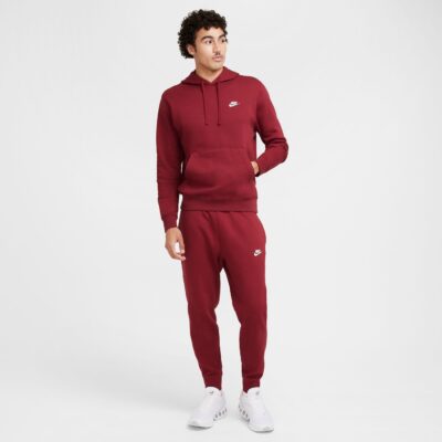 NIKE M NSW CLUB HOODIE PO BB TEAM RED/TEAM RED/WHITE – Bild 3