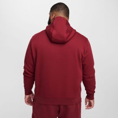 NIKE M NSW CLUB HOODIE PO BB TEAM RED/TEAM RED/WHITE – Bild 5