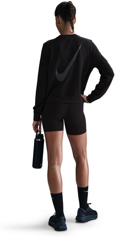 NIKE W NK ONE DF CREW HBR TT BLACK/COOL GREY/WHITE – Bild 2