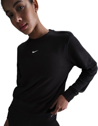 NIKE W NK ONE DF CREW HBR TT BLACK/COOL GREY/WHITE – Bild 3