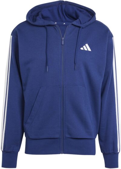 ADIDAS M 3S FT FZ HD DKBLUE/WHITE