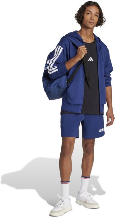 ADIDAS M 3S FT FZ HD DKBLUE/WHITE – Bild 4